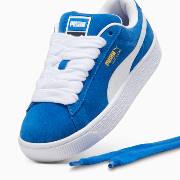 Sneakers Suede XL pour enfant et adolescent, PUMA Team Royal-PUMA White, extralarge